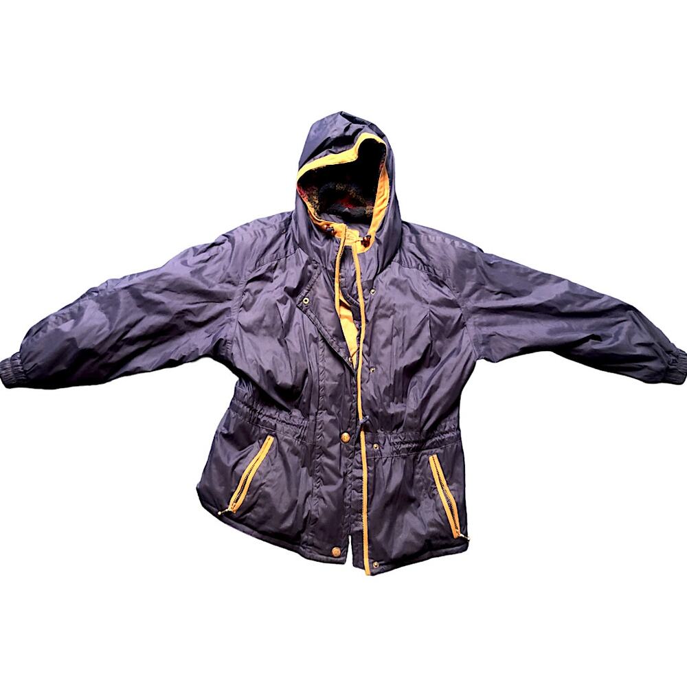 SunIce Thermal Insulated Navy Blue Winter Jacket - Women's Size 12